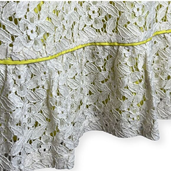 NWT Ann Taylor Loft Petites Lace Dress Green Lining Sleeveless Career Office 16P - Picture 2 of 9